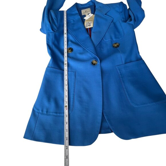 Banana Republic xHARBISON Blue Wool Blazer Size 12 - Picture 10 of 15